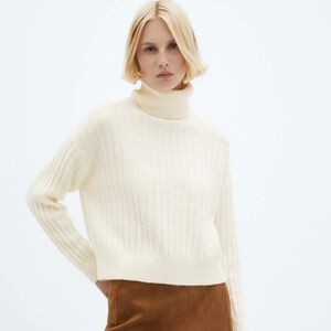 Mango Rolled Neck Sweater